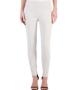 Anne Klein Women's High-Rise Pull-On Slim-Leg Ankle Pants