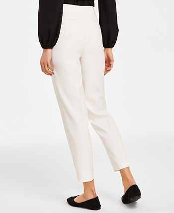 Women's Stretch Slim Hollywood-Waist Ankle Pants Anne Klein Women's Stretch Slim Hollywood-Waist Ankle Pants -CeCe cloth-shop