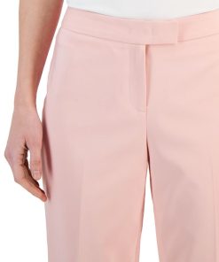 Anne Klein Women's Bowie Double-Weave Straight-Leg Pants 3 Anne Klein Women's Bowie Double-Weave Straight-Leg Pants -CeCe cloth-shop 23542340 fpx