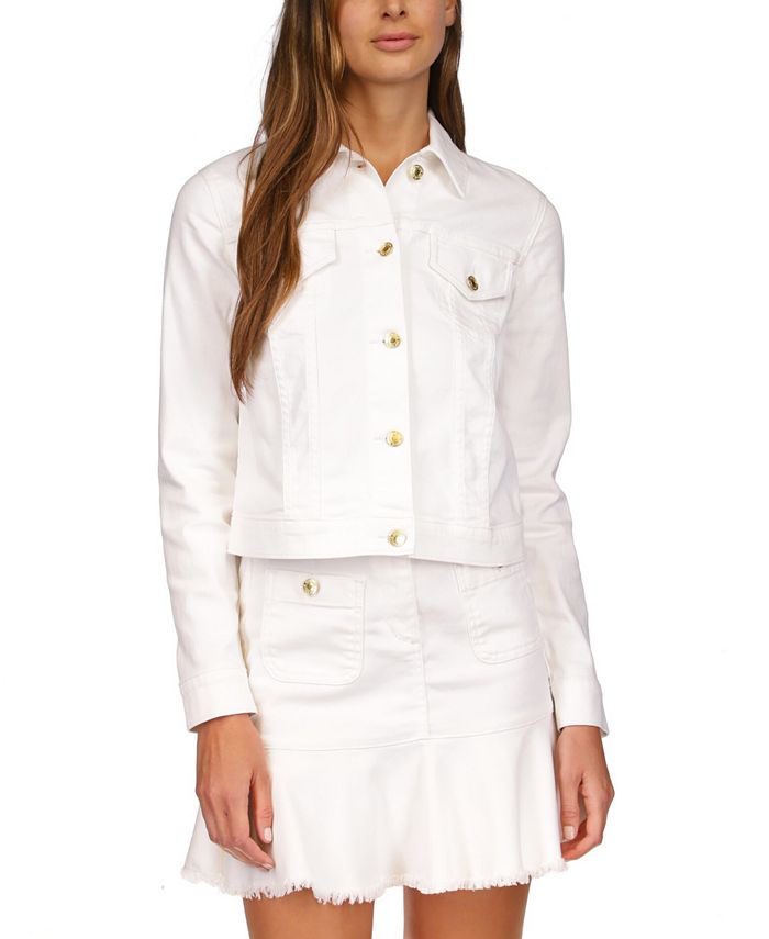 Michael Kors Women's Denim Jacket, Regular & Petite 1 Michael Kors Women's Denim Jacket, Regular & Petite