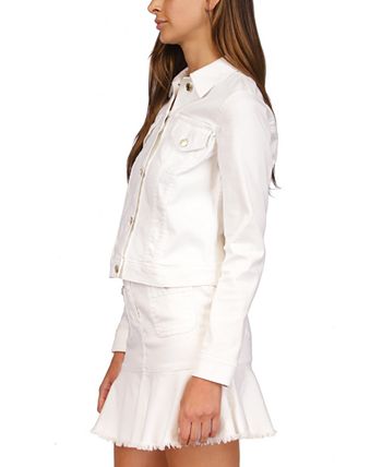 Michael Kors Women's Denim Jacket, Regular & Petite 3 Michael Kors Women's Denim Jacket, Regular & Petite - Image 3