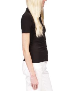 Michael Kors Women's Button Ruched-Front Top -CeCe cloth-shop 23548195 fpx