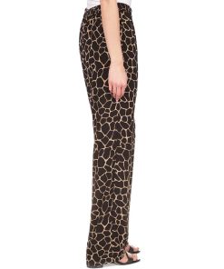Michael Kors Women's Giraffe Tie Pull-On Pants -CeCe cloth-shop 23556051 fpx