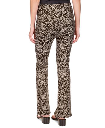 Women's Giraffe Split-Hem Leggings, Regular & Petite Michael Kors Women's Giraffe Split-Hem Leggings, Regular & Petite -CeCe cloth-shop