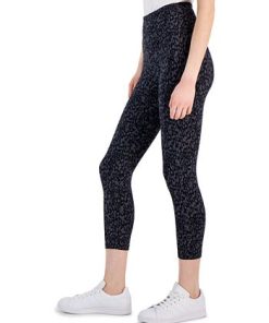 Style & Co Women's Printed High Rise Capri Pull-On Leggings, Created For Macy's 2 Style & Co Women's Printed High Rise Capri Pull-On Leggings, Created For Macy's -CeCe cloth-shop 23567711 fpx