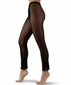 LECHERY Women's Italian Made Tulle Leggings