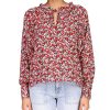 Sanctuary Women's Flower Power Long-Sleeve Tie-Neck Top