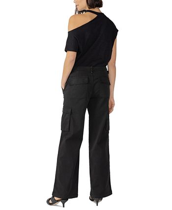Sanctuary Women's Solid Reissue Straight-Leg Cargo Pants 3 Sanctuary Women's Solid Reissue Straight-Leg Cargo Pants - Image 3