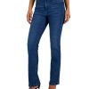 Anne Klein Women's High Rise Front-Fly Bootcut Jeans