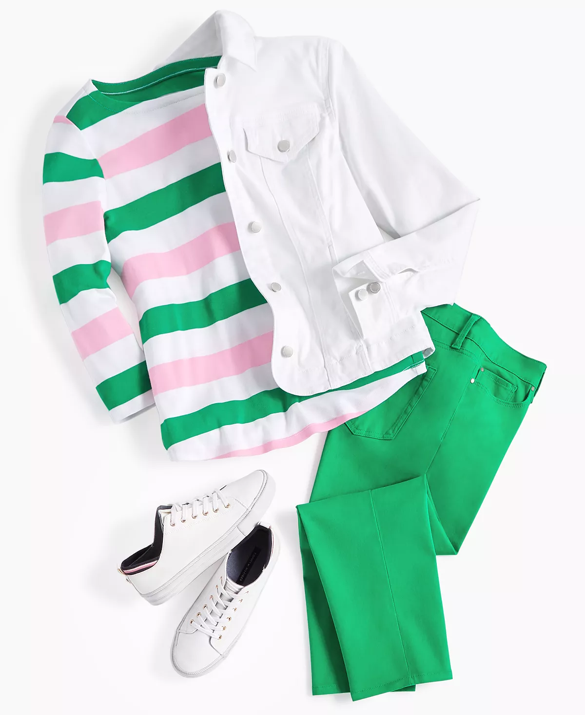 Women's Denim Jacket, Created For Macy's Charter Club Women's Denim Jacket, Created For Macy's -CeCe cloth-shop 23601494 fpx 1