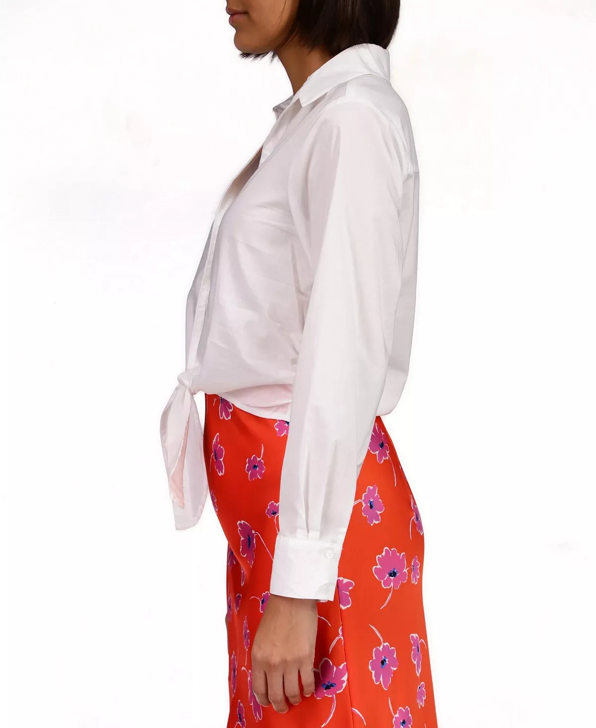 Sanctuary Women's Lover Tie-Front Button-Front Shirt - Image 3