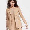Bar III Women's Faux-Double-Breasted Long-Sleeve Blazer, Created For Macy's