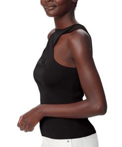 Sam Edelman Women's Cross-Neck Sleeveless Halter Top -CeCe cloth-shop 23622177 fpx