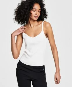 Bar III Women's Ribbed Sweater Camisole, Created For Macy's