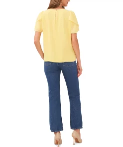 Vince Camuto Women's Tulip-Sleeve Top -CeCe cloth-shop 23626223 fpx