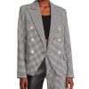 Steve Madden Women's Naomi Double-Breasted Notch-Collar Blazer