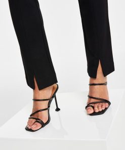 CeCe Women's Front-Slit Straight-Leg Pull-On Ponté Pants 8 CeCe Women's Front-Slit Straight-Leg Pull-On Ponté Pants -CeCe cloth-shop 23650256 fpx