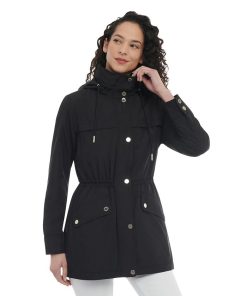 Michael Kors Women's Petite Hooded Anorak Coat -CeCe cloth-shop 23651531 fpx