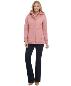 Michael Kors Women's Quilted Hooded Anorak Coat -CeCe cloth-shop 23651546 fpx