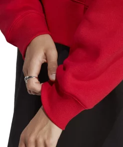 ADIDAS Women's Essentials Fleece Crewneck Sweatshirt -CeCe cloth-shop 23654162 fpx