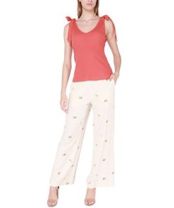 Black Tape Women's Elastic-Waist Wide-Leg Pull-On Pants -CeCe cloth-shop 23674189 fpx