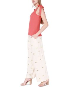 Black Tape Women's Elastic-Waist Wide-Leg Pull-On Pants -CeCe cloth-shop 23674196 fpx