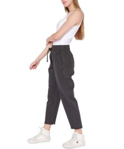 Black Tape Women's Frayed-Hem Pull-On Joggers 8 Black Tape Women's Frayed-Hem Pull-On Joggers -CeCe cloth-shop 23675832 fpx
