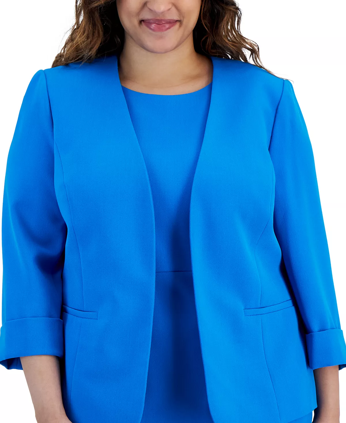 Kasper Plus Size Open Front Blazer 4 Kasper Plus Size Open Front Blazer - Image 4
