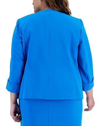 Kasper Plus Size Open Front Blazer 2 Kasper Plus Size Open Front Blazer - Image 2