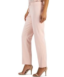 Anne Klein Women's Straight-Leg Asymmetrical-Close Bowie Pants -CeCe cloth-shop 23676807 fpx