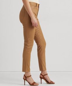 Lauren Ralph Lauren Women's Stretch Leather Skinny Ankle Pants 2 Lauren Ralph Lauren Women's Stretch Leather Skinny Ankle Pants -CeCe cloth-shop 23693917 fpx