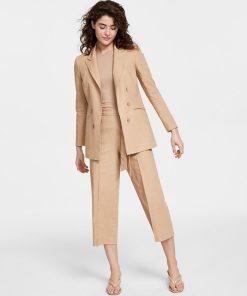 Bar III Women's Faux-Double-Breasted Long-Sleeve Blazer, Created For Macy's 3 Bar III Women's Faux-Double-Breasted Long-Sleeve Blazer, Created For Macy's -CeCe cloth-shop 23706793 fpx 2