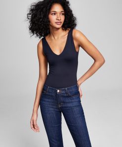 And Now This Women's Double-Layer V-Neck Bodysuit -CeCe cloth-shop 23732911 fpx