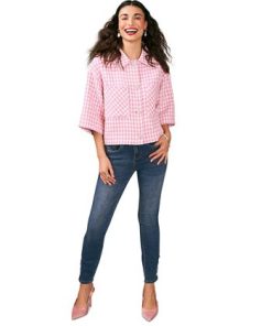 CeCe Women's Tweed Elbow-Sleeve Shirt Jacket 11 CeCe Women's Tweed Elbow-Sleeve Shirt Jacket -CeCe cloth-shop 23733999 fpx