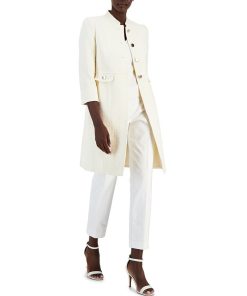 Anne Klein Women's Tweed Audrey Hepburn Topper Jacket 3 Anne Klein Women's Tweed Audrey Hepburn Topper Jacket -CeCe cloth-shop 23747405 fpx