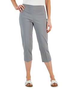 JM Collection Embellished Pull-On Capri Pants, Created For Macy's