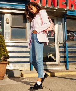 Steve Madden Women's Kaira One-Button Boyfriend Blazer -CeCe cloth-shop 23775002 fpx