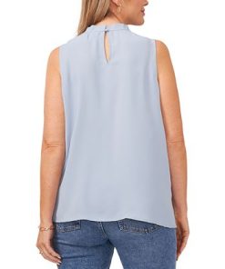 Vince Camuto Plus Size Pleated Mock Neck Top -CeCe cloth-shop 23775851 fpx