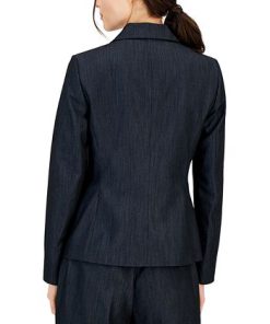 Anne Klein Women's Denim One-Button Jacket -CeCe cloth-shop 23777492 fpx