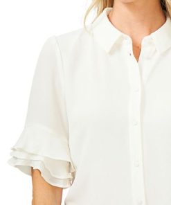 CeCe Ruffle-Sleeve Shirt 2 CeCe Ruffle-Sleeve Shirt -CeCe cloth-shop 23804007 fpx