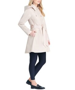 Kate Spade New York Women's Single-Breasted Raglan-Sleeve Trench Coat -CeCe cloth-shop 23894732 fpx