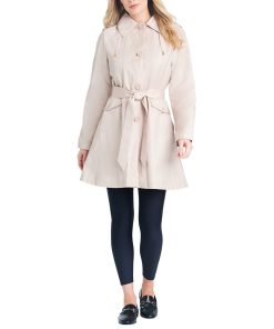 Kate Spade New York Women's Single-Breasted Raglan-Sleeve Trench Coat