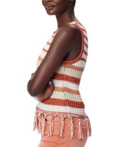 Sam Edelman Women's Fynn Crochet Sleeveless Tank Top 2 Sam Edelman Women's Fynn Crochet Sleeveless Tank Top -CeCe cloth-shop 23911866 fpx