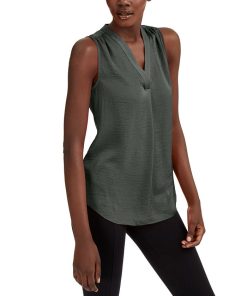 Alfani Women's Satin V-Neck Tank Top, Created For Macy's