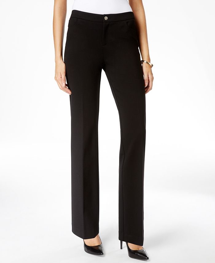 Anne Klein Flare Leg Compression Pant 1 Anne Klein Flare Leg Compression Pant