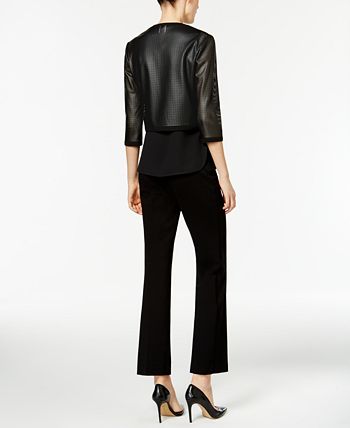 Anne Klein Flare Leg Compression Pant 3 Anne Klein Flare Leg Compression Pant - Image 3