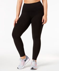 ID Ideology Plus Size Stretch Full-length Leggings, Created For Macy's