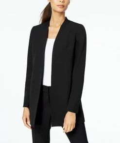 Kasper Open-Front Topper Jacket