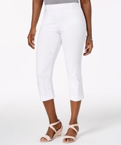 JM Collection Embellished Pull-On Capri Pants, Created For Macy's