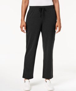 Karen Scott High-Rise Pull-On Knit Pants, Created For Macy's